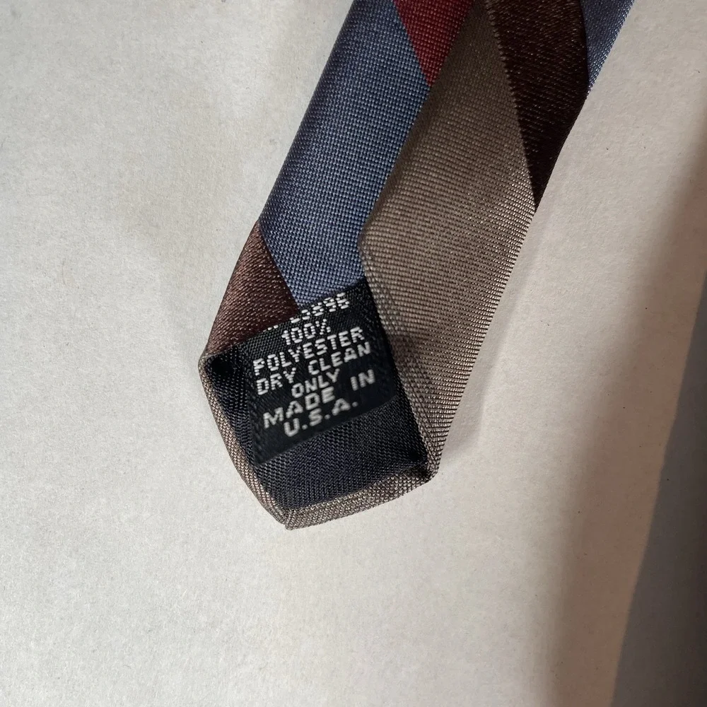 Men's American Edition Collection Striped Tie Made in USA Classic‎ Multicolor